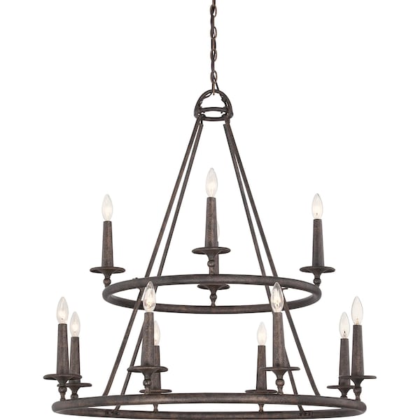 Quoizel Voyager Chandelier VYR5012ML - main
